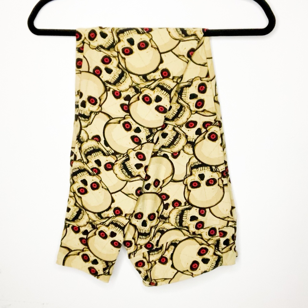 LuLaRoe Skull Halloween Unicorn Leggings